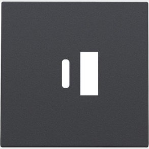 Afdkning USB-A+C oplader, antracit