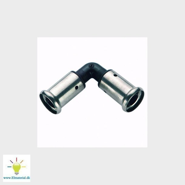 Henco pres vinkel 90&deg; PVDF 40 x 40 mm