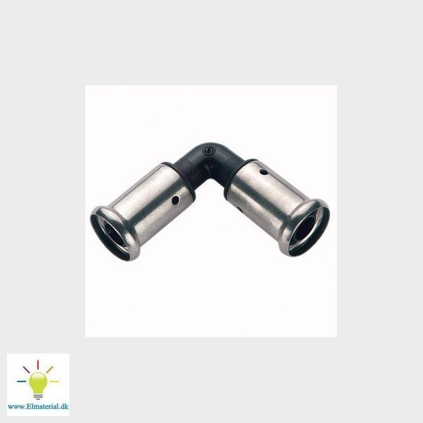 Henco pres vinkel 90&deg; PVDF 50 x 50 mm