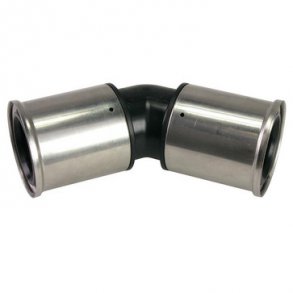 Henco pres vinkel 45° PVDF 40 x 40 mm