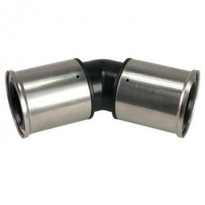 Henco pres vinkel 45° PVDF 63 x 63 mm