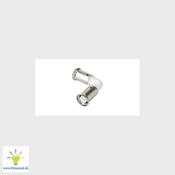 Henco pres vinkel 90&deg; PVDF 16 x 16 mm