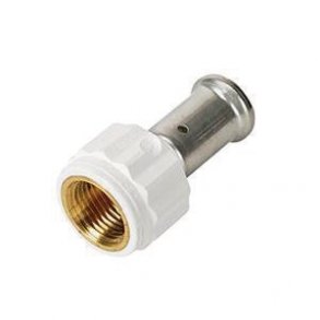 Henco pres kobling PVDF pres/indvendig gevind 32 mm x 1