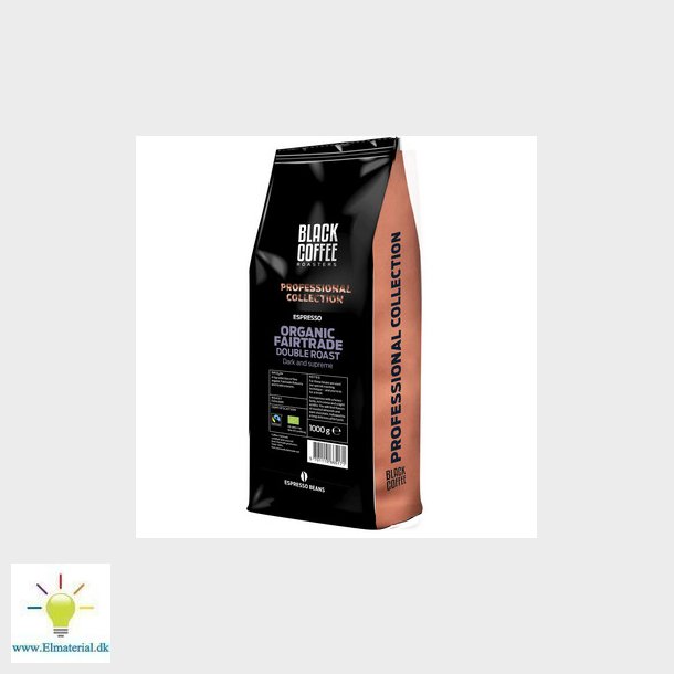 Espresso Black Roasters Double Roast Organic 1kg