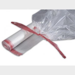 Affaldsskke m. snoretrk regenerat klar 100 L 700x1100mm 10stk/rulle