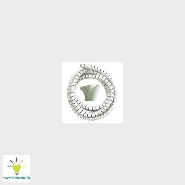 Kabelsamler 1,5m 20mm med vrktj hvid