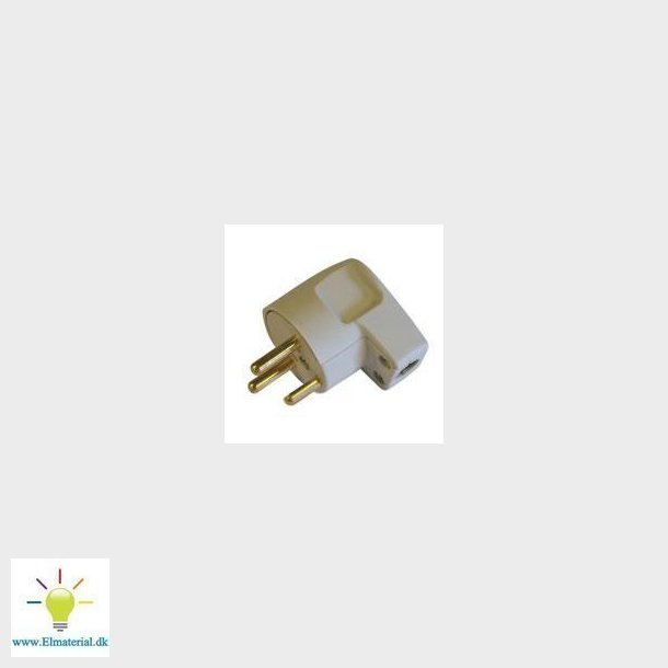 Stikprop V5 vinkel rund med jord gr