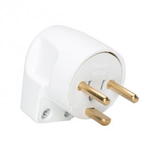 EDB-Socket V5 vinkelrund med jordvit