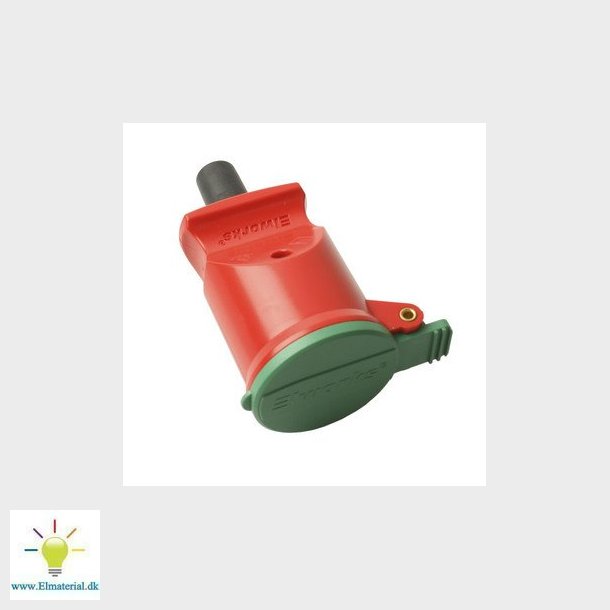 Forlngerled IP44 m/jord rd/grn
