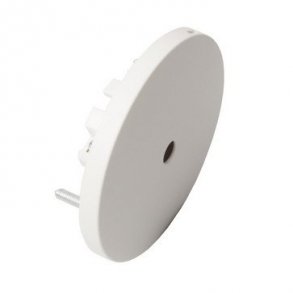 Lampeudtag 80mm med jord hvid, 9-652-1