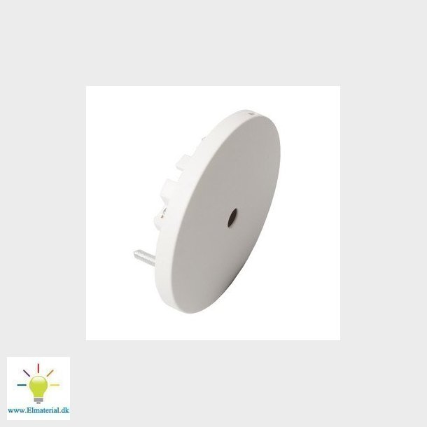 Lampeudtag 80mm med jord hvid, 9-652-1
