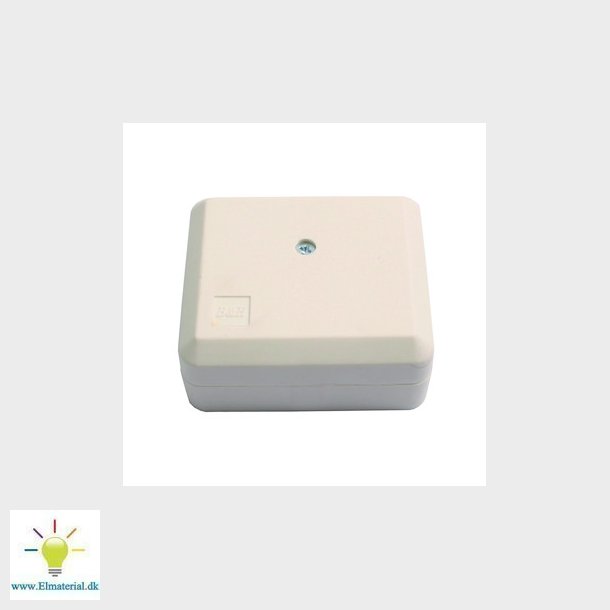 Samle- og forgreningsdse m/muf. hvid