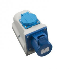 Cee vägguttag Combi 3P / DK 3P