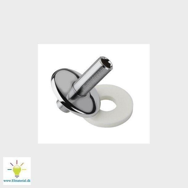 Tilgangsstykke 80 mm LL 1/2X1/2 med roset 70