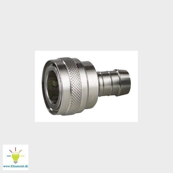 NITO 1/2" Rustfri Koblingshus med 1/2" slangespids