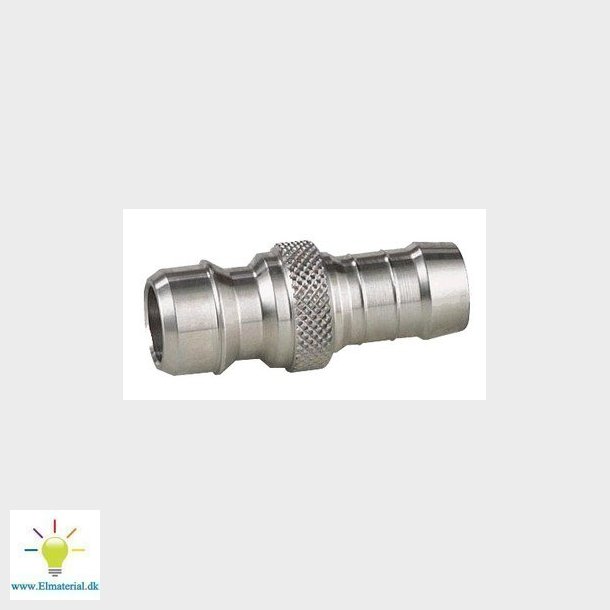 NITO 1/2" Rustfri Koblingsnippel med 1/2" slangespids