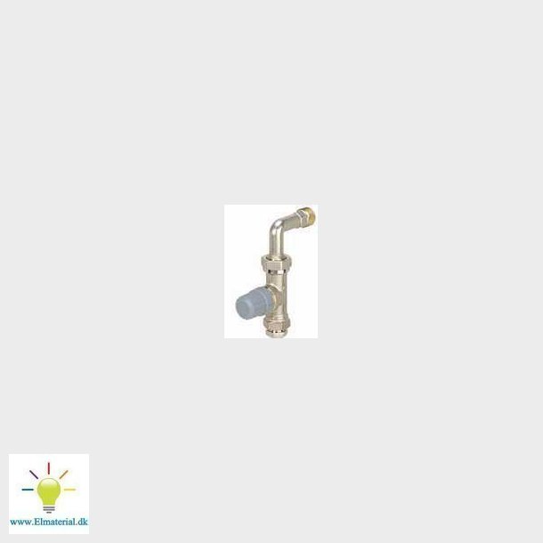 Danfoss RA-KE radiatorkobling 1/2" ligelb 1 strengs