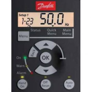 Betjeningspanel uden potentiometer (LCP 11)