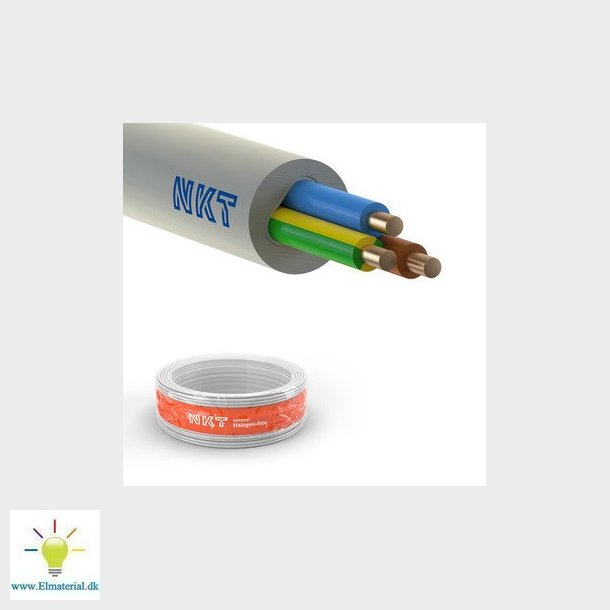 Installationskabel 3G1,5 NOIKLX90 lysegr R50