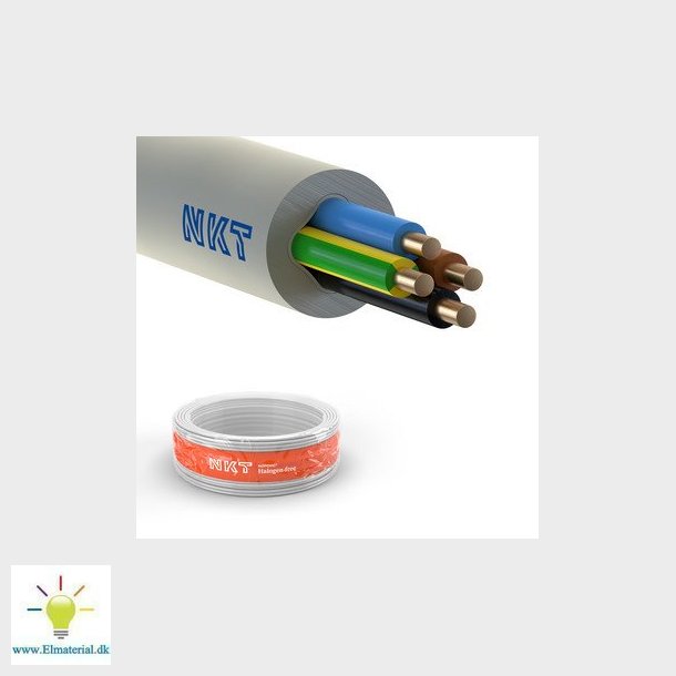 Installationskabel 4G1,5 NOIKLX90 lysegr R100