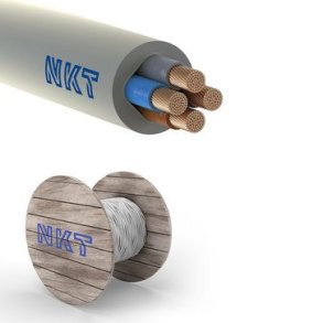 Installationskabel 4x10 NOIKLX90 lysegr T250