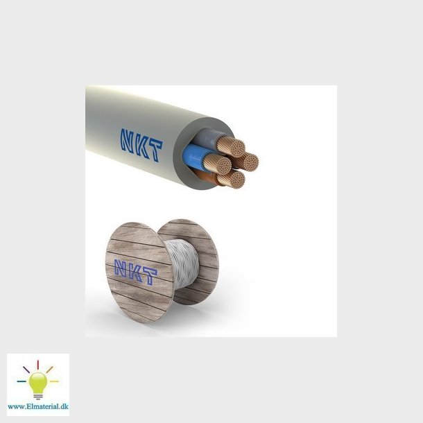 Installationskabel 4x10 NOIKLX90 lysegr T250