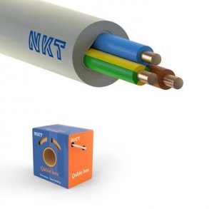 Installationskabel 3G1,5 NOIKLX90 lysegr QB75