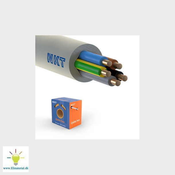 Installattionskabel 5G1,5 NOIKLX90 lysegr QB50