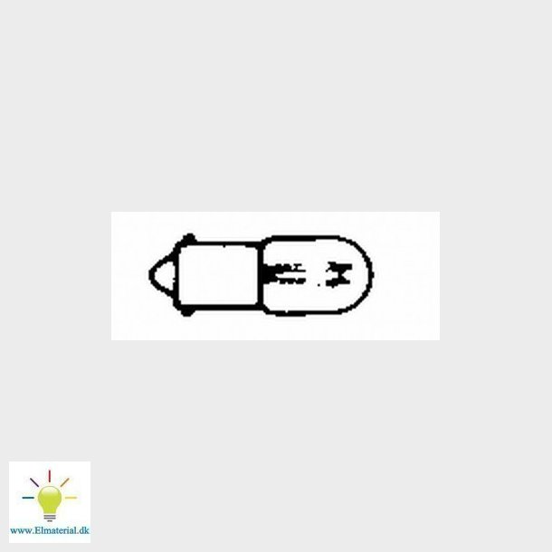 Gldelampe DL1CE030 30 volt BA9S