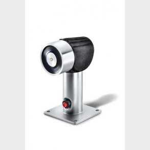 Dörrmagnet Golv- eller väggmonterad 24VDC 92mA, 150 / 175mm, 850N, 2,2W - inkl. Hllande platta