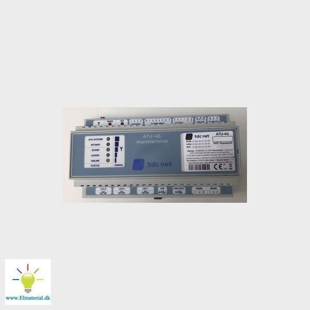 ATU alarm transmission terminal via 4G til AlarmNettet, EN 54-21:2006 / EN 50131-10:2014 godkendt