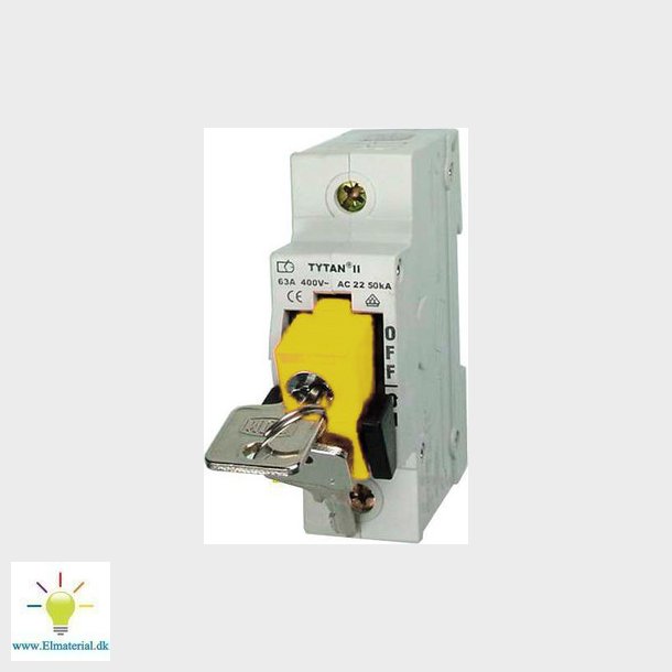 Blokeringsskuffe 61-904 med ngle gul