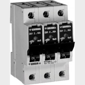 Gruppeafbryder 3-pol 2-16 A