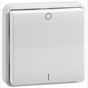 2-tryk trd-/batterils, DK med symbol