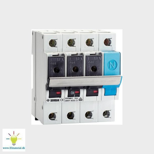 TYTAN GRUPPEAFBRYDER 3pol+N, bulk 45 stk.