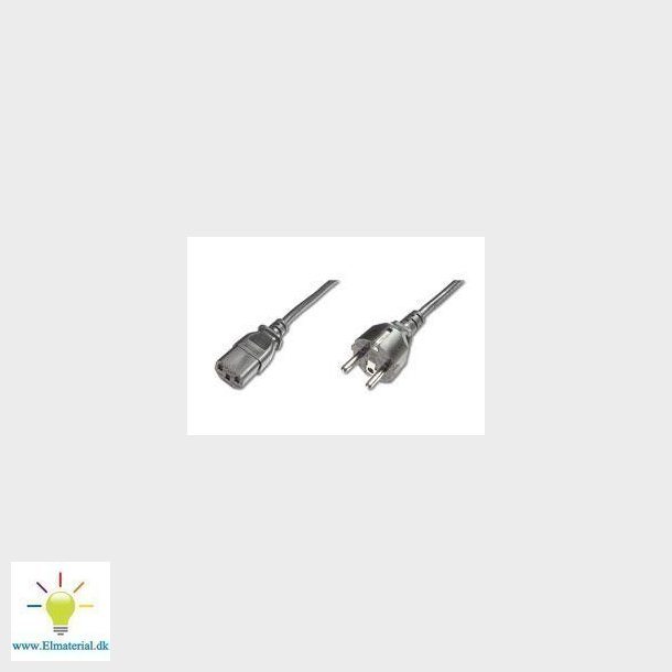 Netledning ledning schuko-apparat 1,8m sort