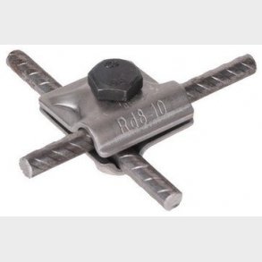 MV klemme med sekskantskrue, St / blank MV-klemme 8-10 mm