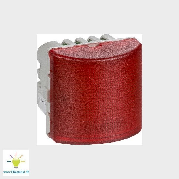 FUGA indsats signallampe LED 24 V, konstant/blink, rd