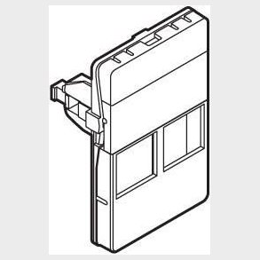 FUGA T3 lexcom 500 2XRJ45 hvid