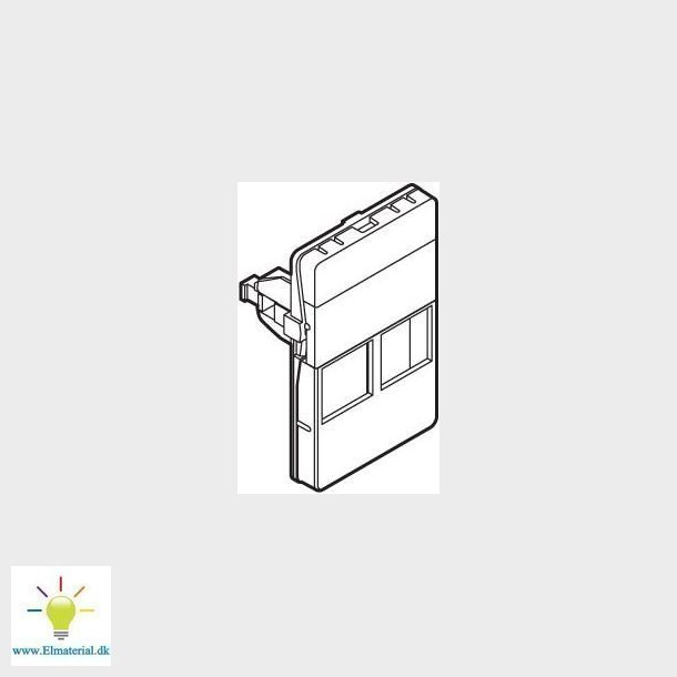 FUGA T3 lexcom 500 2XRJ45 hvid