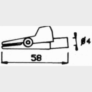 Krokodillenb fuld isolering sort