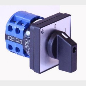 3 polet afbryder 0-1 til frontmontage 20A, CA10 A202-600 E