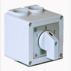 3 polet 1-0-2 omskifter i kasse (IP42), CA10 A212 PN1