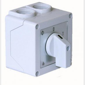 4 polet afbryder i kasse (IP42), CA10 A203 PN1