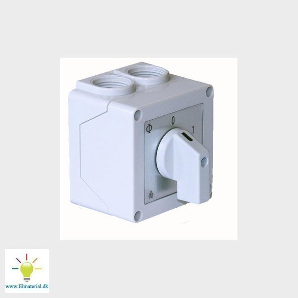 4 polet afbryder i kasse (IP42), CA10 A203 PN1