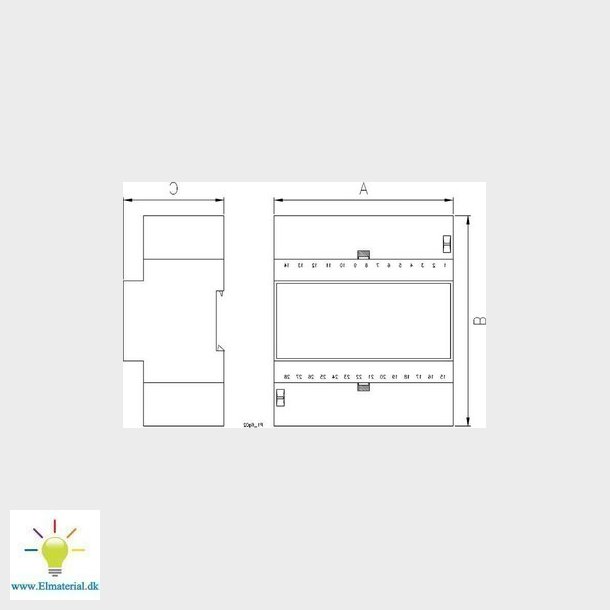 Jvnstrmsforsyning DSD24 220V/24VDC