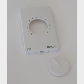 Dksel front til devireg 233 hvid