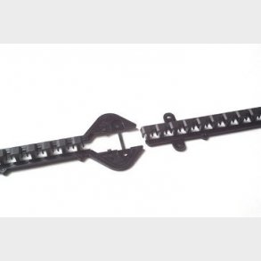 Montageskinne c-c plast 1M pakke 10STK