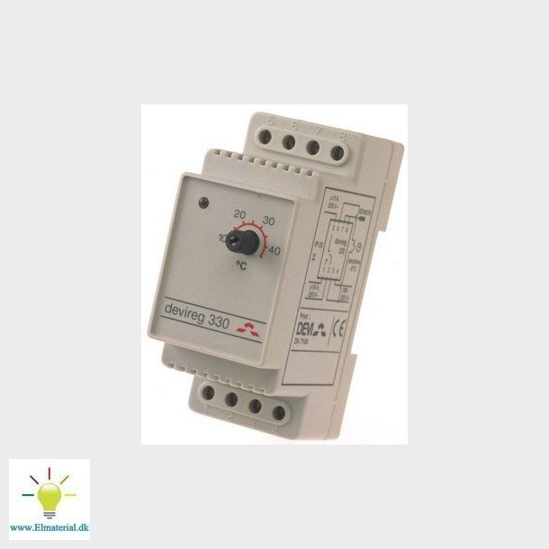 Thermostat devireg 330  -10&deg;C/+10&deg;C - 1C