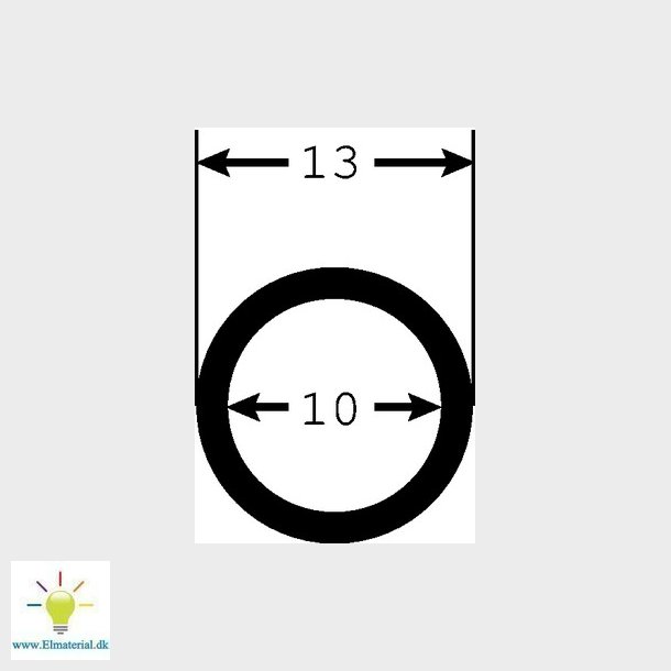 Spiralslange 10mm indv.sort